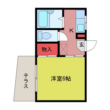 ビュー三光の物件間取画像